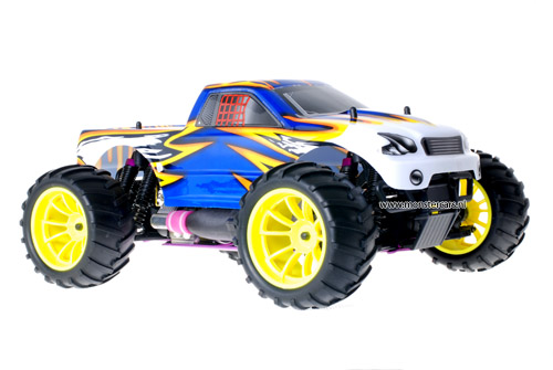 Himoto 1:10 Nitro Truck Blue Leopard